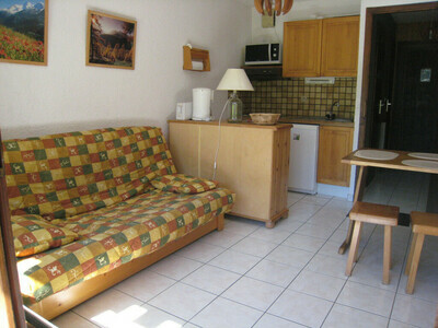 Location Appartement à La Clusaz,Studio cabine face à l'Etale (ETL219) FR-1-459-120 N°970832