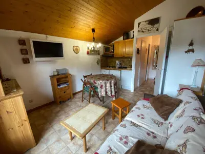 Appartement à La Clusaz, Charmant appart 2 pièces avec balcon et garage à La Clusaz - L880729