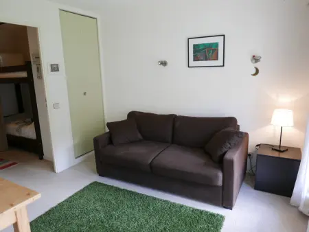 Studio cabine 4 pers, balcon, proche pistes et centre, garage sous-sol, tout équipé - Photo 1