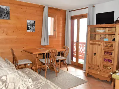 Appartement à Pralognan la Vanoise, Charmant appartement proche des pistes, balcon, animaux admis - L880778