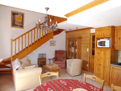 Appartement à Pralognan la Vanoise, Duplex Mezzanine 6 Pers. avec Grand Balcon et Garage à 400m des Commerces et Téléphérique - L880787