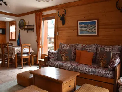 Appartement à Pralognan la Vanoise, Appartement 4P bien agencé avec grandes terrasses, proche commerces et téléphérique, 8 pers - L880795