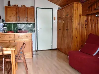 Appartement à Pralognan la Vanoise, Charmant studio avec balcon ensoleillé, à 400m des commerces et téléphérique à Pralognan-la-Vanoise - L880803