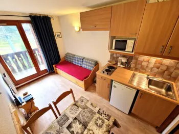 Wohnung in Valfréjus,Charmant studio pour 2-3 pers avec balcon à Valfréjus FR-1-265-236 N°955373