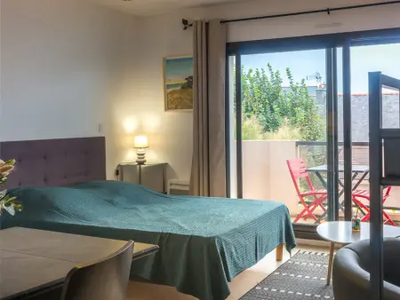 Studio à Larmor-Plage: balcon, parking, à 500m de la mer et des commerces - Photo 1