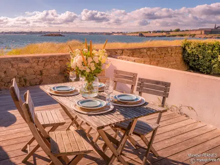 Maisonnette avec accès plage direct, 4/5 couchages, wifi - Gâvres - Photo 1