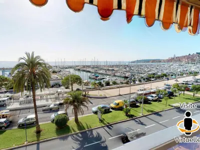 Appartement à Menton, Studio rénové face mer avec terrasse, clim, wifi et proche commodités à Menton - L880878