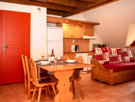 Appartement Duplex 2 Pièces avec Balcon à Pra Loup 1500, Résidence Les Chalets de Praroustan - Photo 1