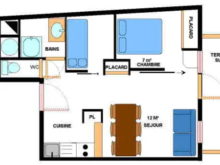 Appartement cosy 6 pers avec balcon, draps et Wifi inclus, à Termignon-Val Cenis - Photo 5