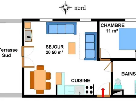 Appartement cosy 5 pers. au pied des pistes à Val Cenis, terrasse, parking, proche commerces - Photo 5