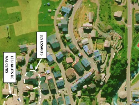 Appartement pour 4 personnes avec balcon exposé sud au pied des pistes à Val Cenis Lanslevillard - Photo 10