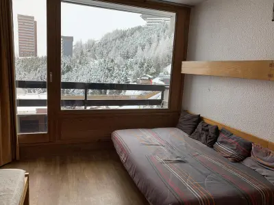 Appartement à Les Menuires, Studio confortable au pied des pistes avec animaux permis - L881224