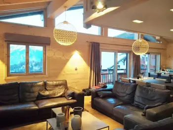 Appartement à La Tania,Appartement luxe 130m² avec sauna et jacuzzi, 3 chambres, La Tania FR-1-513-41 N°958849