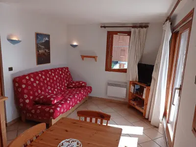 Appartement à Champagny en Vanoise, Appartement cosy 6 pers, à 200m des pistes, animaux admis - L881390