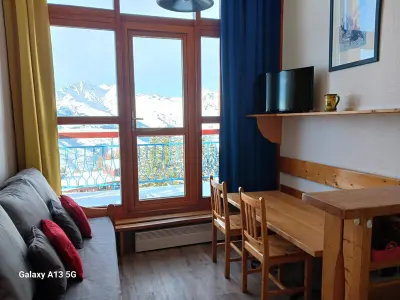 Appartement à Les Arcs 1800, Studio mezzanine cosy pour 5 aux Arcs 1800 avec Wifi proche des pistes - L978370