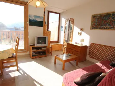 Appartement à Huez, Studio 4 pers. 23m² - Centre, Télécentre, Animaux OK, Terrasse Sud - L1016583