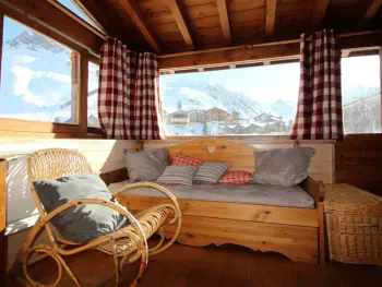 Chalet in Tignes,Chalet traditionnel 3 pièces avec terrasse et wifi FR-1-511A-14 N°830974