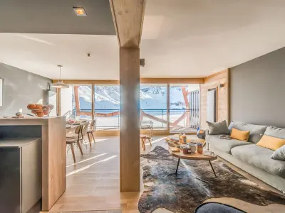 Appartement à Tignes, Appartement 4* pour 8/9 personnes à Tignes le Lac avec balcon-terrasse - L881680