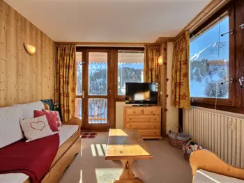 Appartement à La Plagne, Grand appartement pour 6 au pied des pistes, lumineux avec balcon - L881721