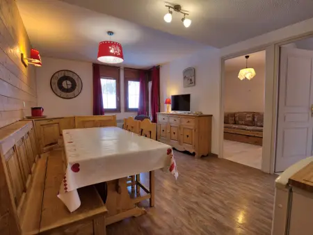 Appartement 6 pers, piscine, parking, pied des pistes, Flumet - Photo 1