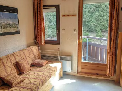 Appartement à Les Adrets Prapoutel, Studio cosy au pied des pistes avec balcon, 3 couchages - L947714