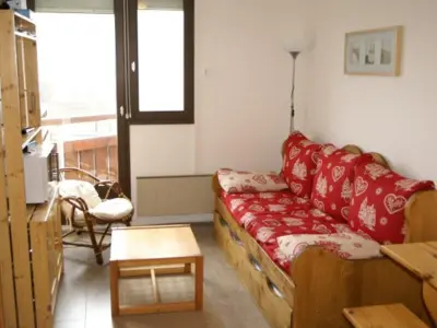 Appartement à Les Adrets Prapoutel, Studio cosy au pied des pistes avec balcon et cuisine équipée - L947726