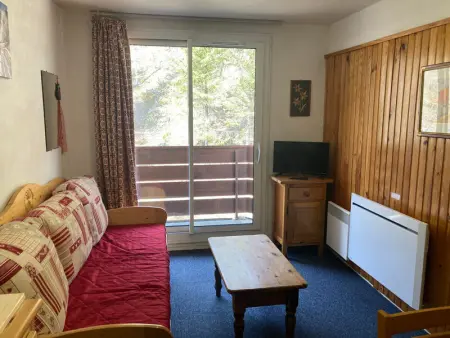 Studio cabine au Pleynet avec balcon, près des pistes - Photo 1