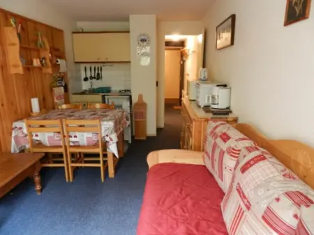 Studio cabine au Pleynet avec balcon, près des pistes - Photo 2