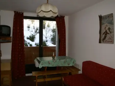 Studio au pied des pistes avec balcon, Appartement 3 personnes à Le Pleynet - Photo 1
