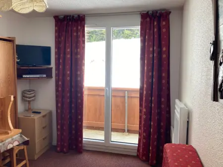 Studio au pied des pistes avec balcon, Appartement 3 personnes à Le Pleynet - Photo 2