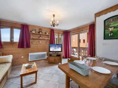 Appartement à Méribel, Lumineux appart 2 chambres avec terrasse à 250m des pistes et à 150m des commerces - L881900