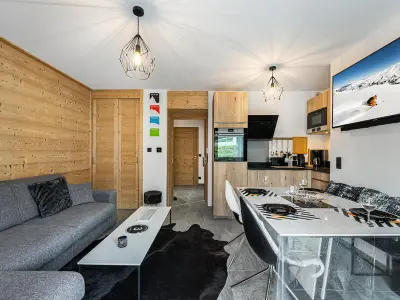 Appartement à Courchevel 1650, Appartement moderne à Courchevel pour 4 pers, proche piste, parking et WiFi inclus - L946026