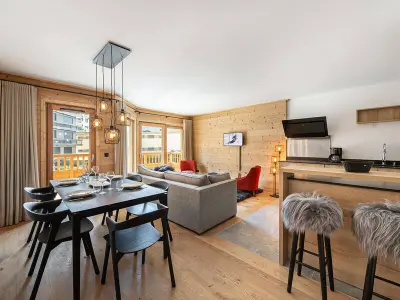 Appartement à Courchevel 1650, Charmant T3 à Courchevel, emplacement idéal à 100m du front de neige, parking et WiFi inclus - L881923