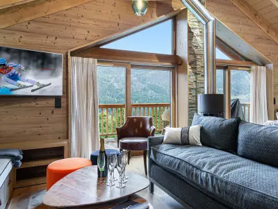 Chalet à Méribel, Chalet moderne et cosy avec jacuzzi, sauna et parking à Méribel - L831086