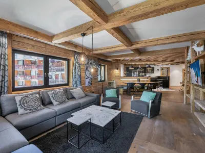 Appartement à Val d'Isère, Appartement de luxe avec sauna et terrasse au centre de Val d'Isère - L881958