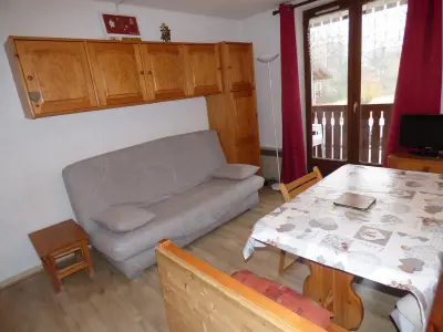 Appartement à Valloire, Charmant Studio Cabine 3 Pers. - Sud, Centre Valloire, Balcon, Parking et Proche Télécabine - L882123