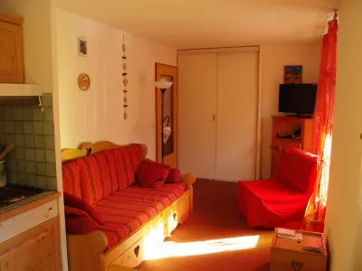 Appartement à Valloire, Charmant studio 3 pers avec balcon, proche télécabine et commerces à Valloire - L947278