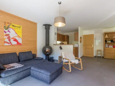 Demi-chalet moderne avec poêle, garage, proche pistes - 6-8 personnes - Photo 3