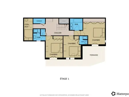 Chalet 4*, 5 chambres, hammam, cheminée, garage, WIFI, 10 personnes - Photo 22