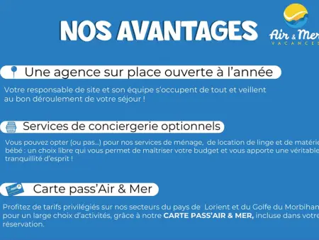 Maison 6 pers. avec accès direct plage à Ploemeur - Photo 2