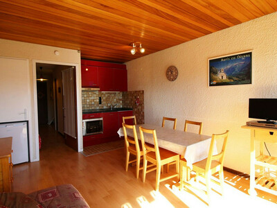 Location Appartement à Auris,Appartement studio cabine  au pied des  pistes - Auris en Oisans FR-1-297-94 N°882298
