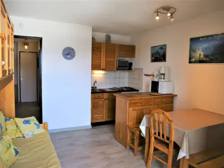 Appartement 2 pièces cabine, 100m pistes, parking gratuit - Photo 3