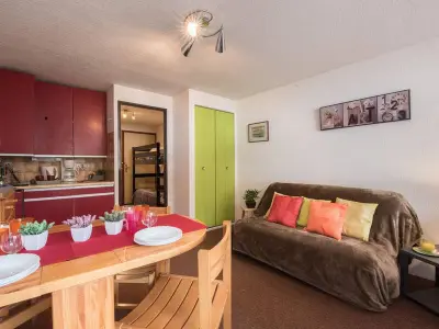 Appartement à Saint Lary Soulan, Studio pratique pour 4 pers, parking privé, proche centre, téléphérique et navette gratuite - L882319