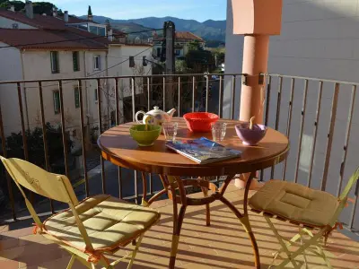 Wohnung in Banyuls sur Mer, Studio cabine à 50m de la plage avec terrasse et lave-linge - L882358