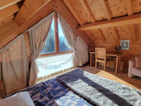 Chalet en bois 6 pers. avec terrasse Sud, lumineux et équipé, animaux admis – Saint-Michel-de-Chaillol - Photo 12