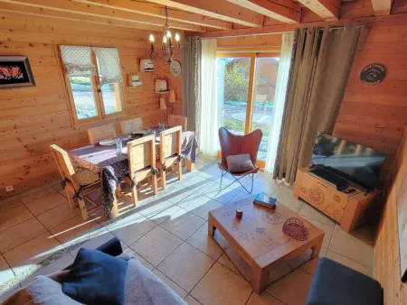 Chalet en bois 6 pers. avec terrasse Sud, lumineux et équipé, animaux admis – Saint-Michel-de-Chaillol - Photo 13