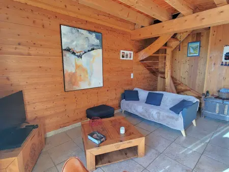 Chalet en bois 6 pers. avec terrasse Sud, lumineux et équipé, animaux admis – Saint-Michel-de-Chaillol - Photo 14