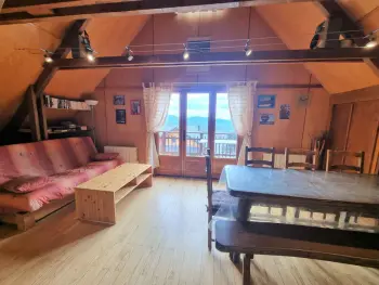 Chalet à Saint Michel de Chaillol,Chalet 5 pers avec balcon, animaux admis, garage, Chaillol 1600 FR-1-393-13 N°831239