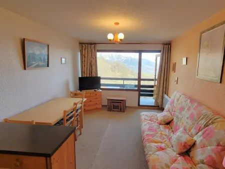 Studio lumineux 4/5 pers, plein Sud avec balcon - Chaillol 1600 - Photo 3