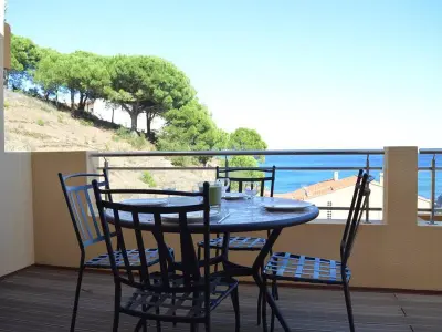 Appartement à Banyuls sur Mer, Appartement moderne 2 chambres avec terrasse, parking et climatisation à Banyuls-sur-Mer - L882496